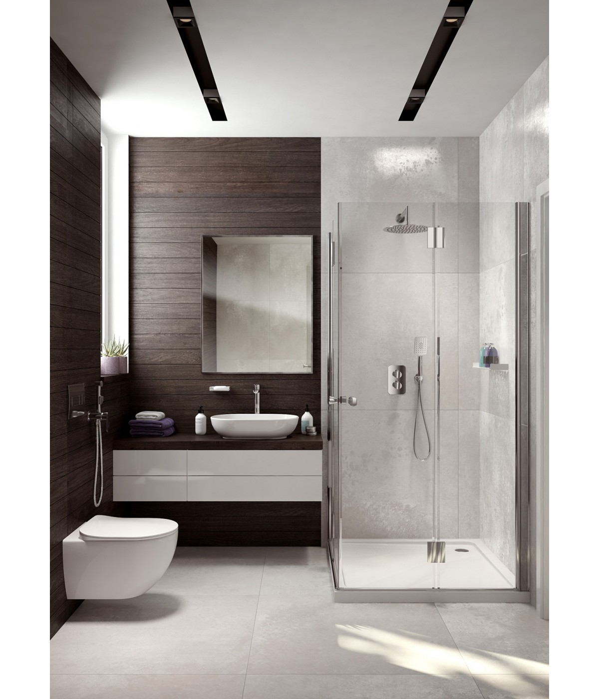 WC-Toilette SLIM Soft-Close PEONIA Weiß