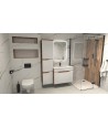 WC-Toilette SLIM Soft-Close CITY-CLEANON Weiß