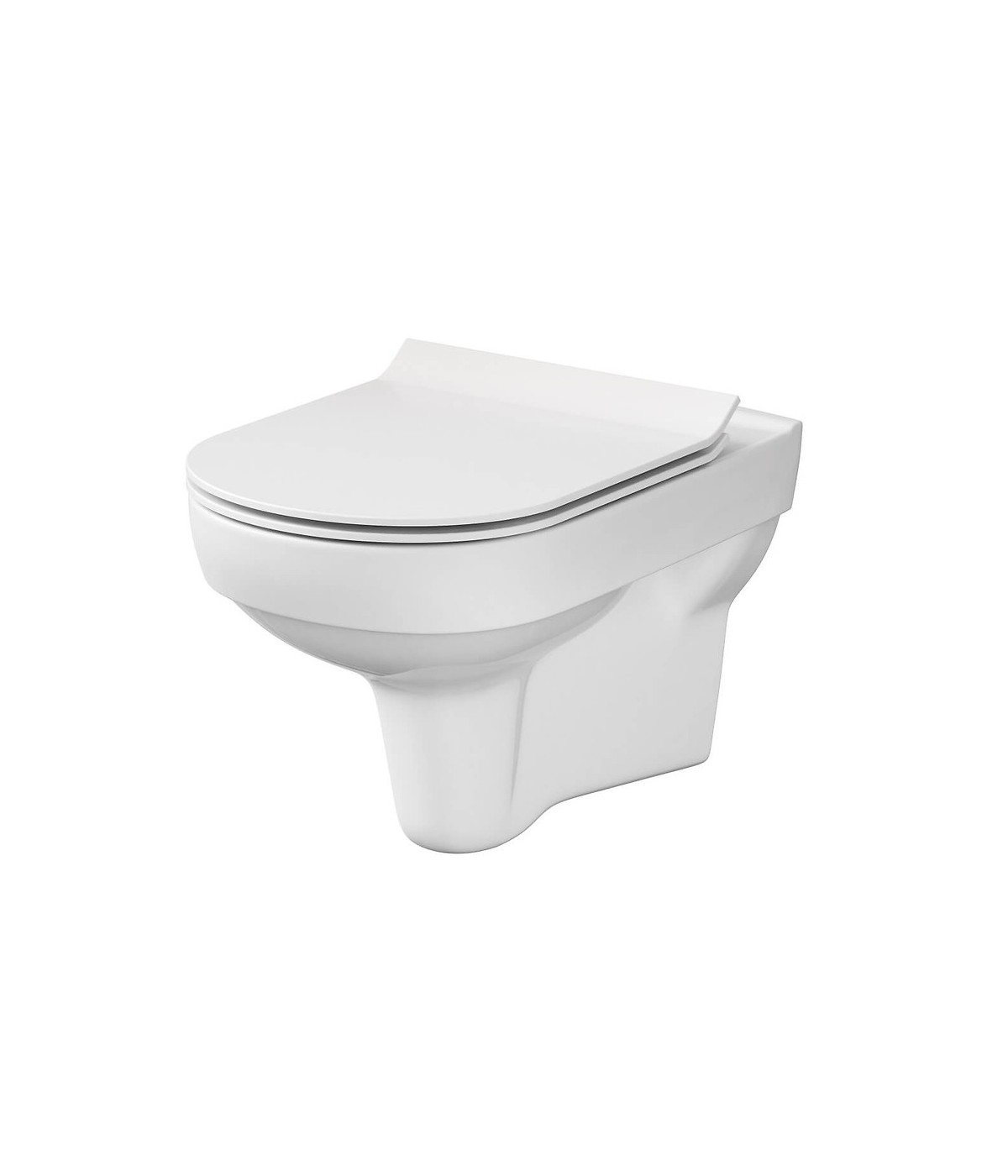 WC-Toilette SLIM Soft-Close CITY-CLEANON Weiß