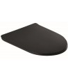 WC-Toilette SLIM Soft-Close DELOS Schwarz