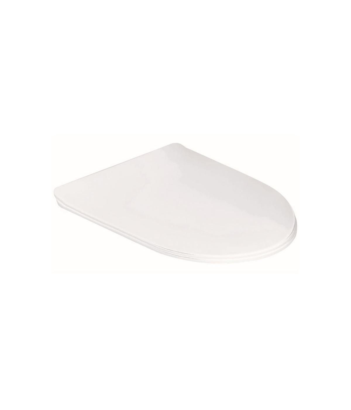 WC-Toilette SLIM Soft-Close DELOS Weiß