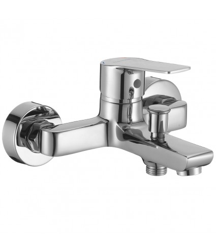 Badewannenarmatur BORGO Chrom Badarmatur Wannenbatterie