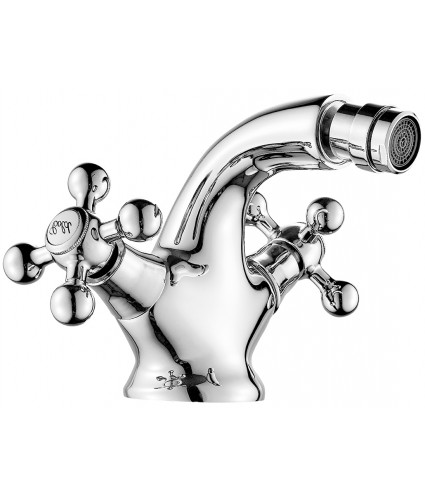 Bidetarmatur STILO Chrom Badarmatur Bidet-Mischbatterie