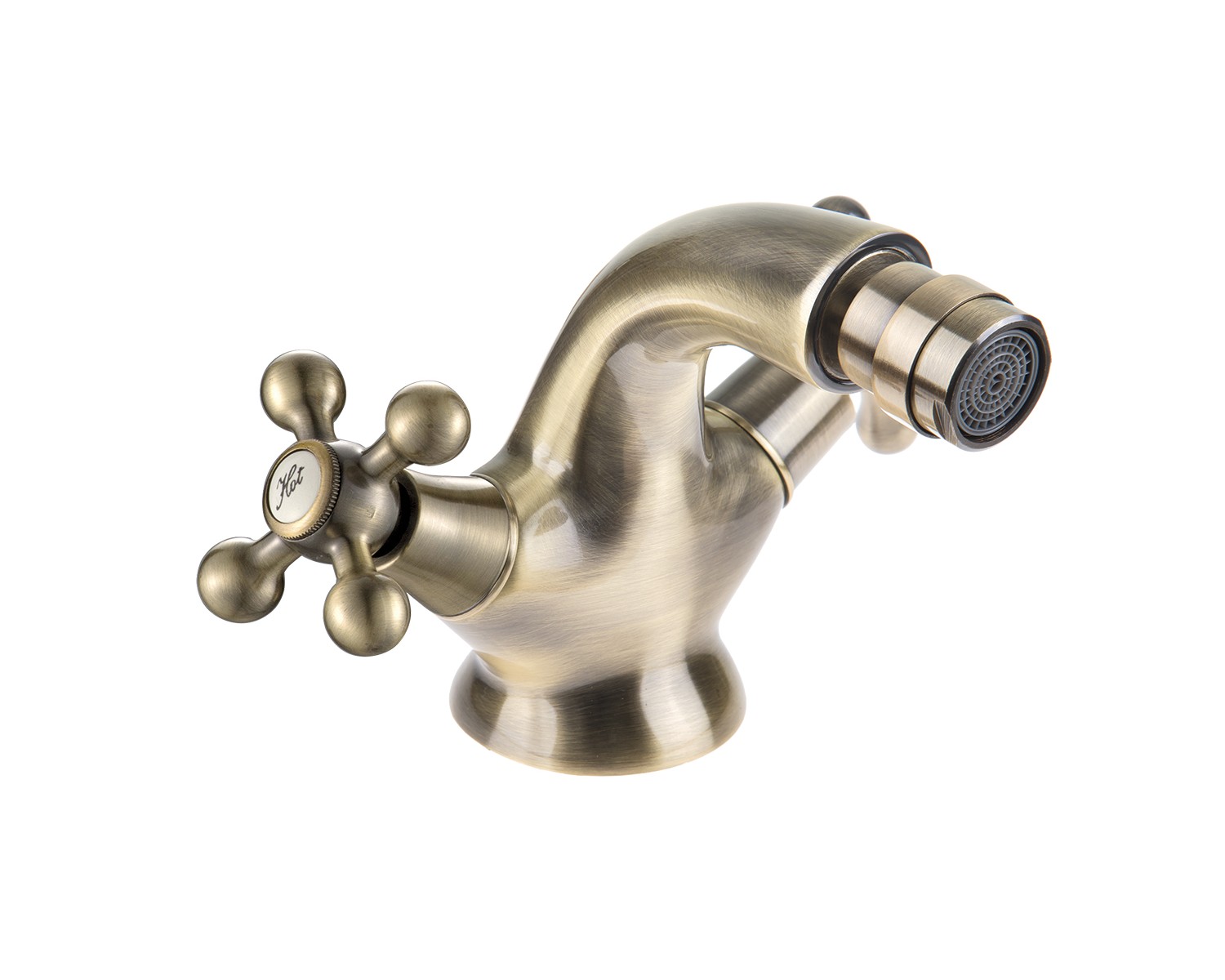 Bidetarmatur STILO Antik Messing Badarmatur Bidet-Mischbatterie