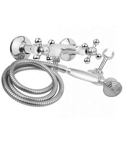 Brausearmatur STILO Chrom Badarmatur Duschbatterie Komplette Set
