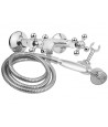 Brausearmatur STILO Chrom Badarmatur Duschbatterie Komplette Set