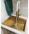 Küchenarmatur SHIRE Weiß-Gold Küchenmischer