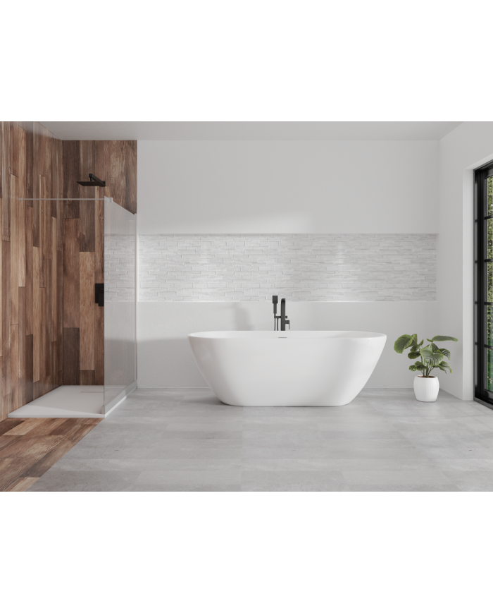 DUSCHWANNE RECHTECK 120x90 VIDAR Steinoptik, Ablaufgarnitur GRATIS !
