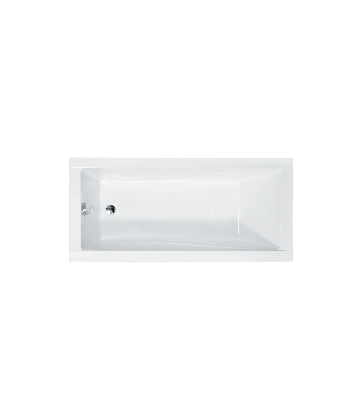 RECHTECK BADEWANNE SLIM 140x70 MODERN Ablaufgarnitur + Füße GRATIS !
