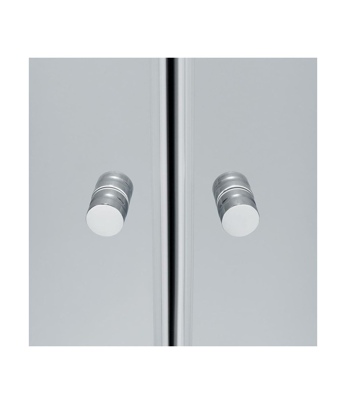 Duschkabine VITORIA Transparentes Glas 80x80 180cm Halbrund