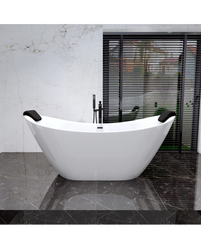 Kopfstütze KODI für Badewanne in Schwarz