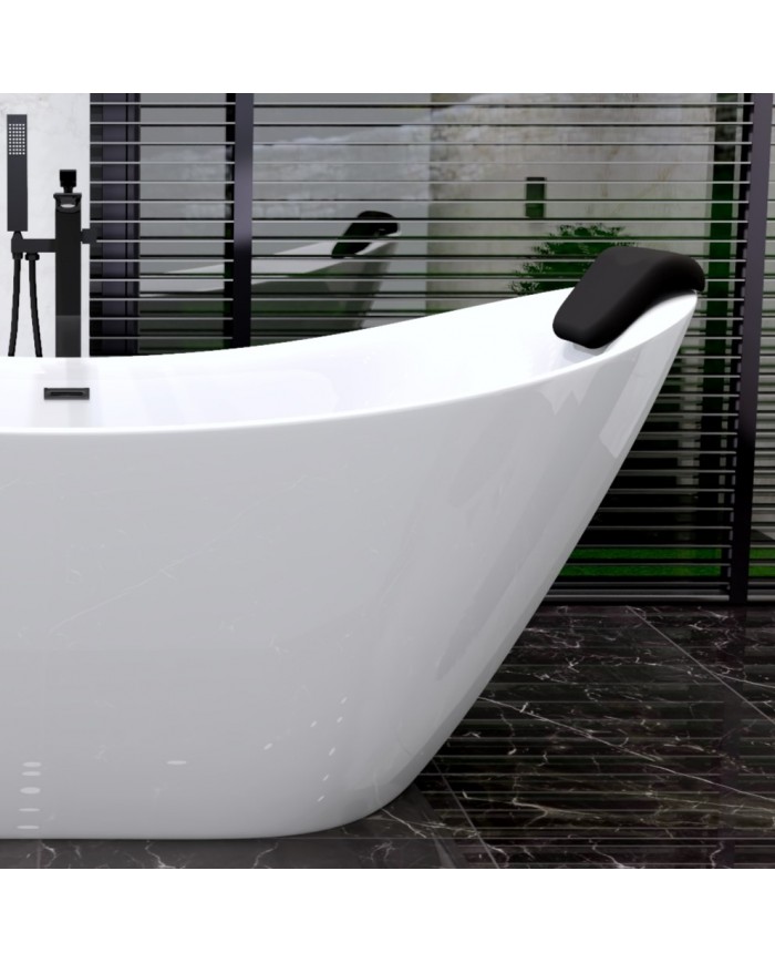 Kopfstütze KODI für Badewanne in Schwarz