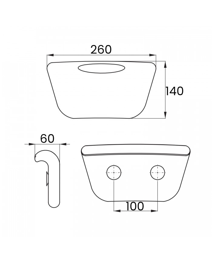 Freistehende Badewanne 170x80 ROSSA mit Kopfstütze & Bambus Ablage, Ablauf VIEGA Click-Clack GRATIS !