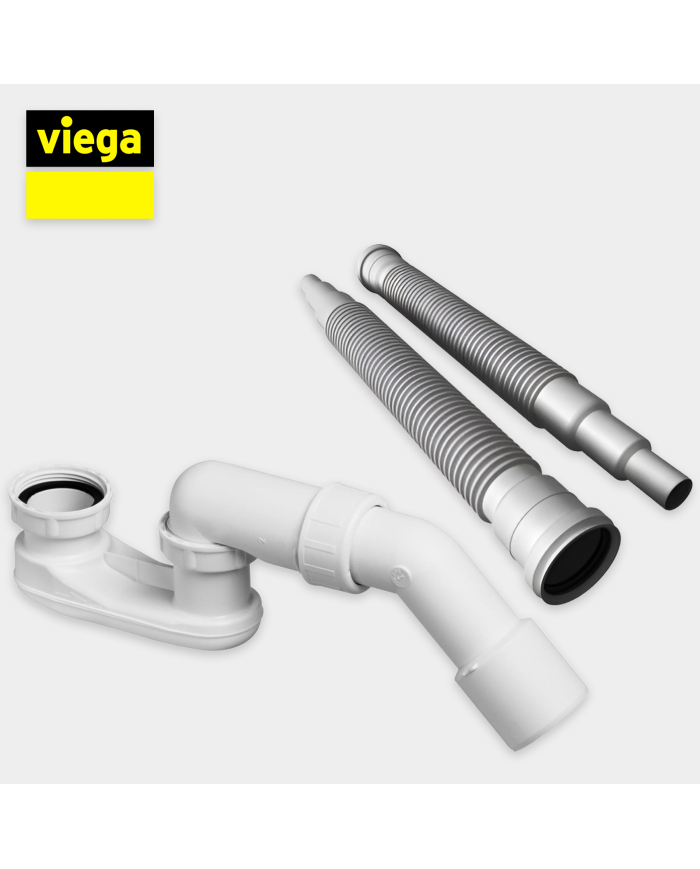 Freistehende Badewanne 170x75 ASGER mit Kopfstütze & Bambus Ablage, Ablauf VIEGA Click-Clack GRATIS !