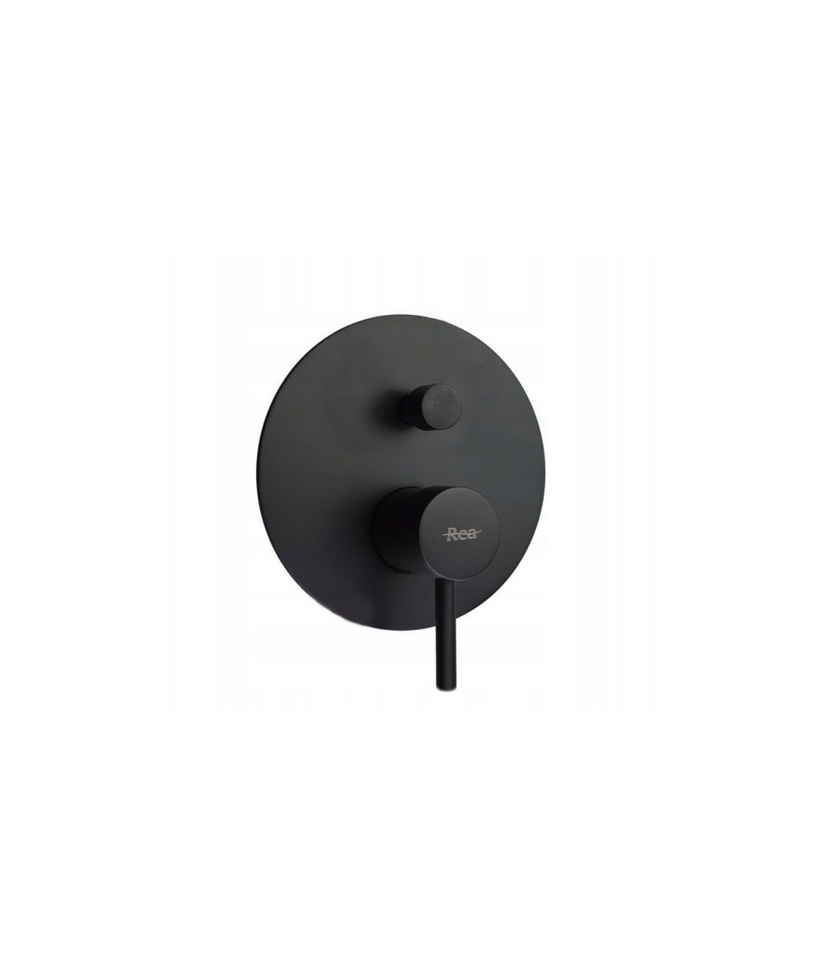Badewannenarmatur LUNGO BOX Schwarz Matt