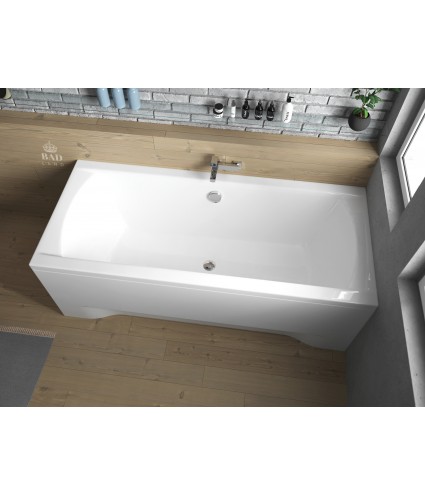 RECHTECK BADEWANNE 180x80 INES Ablaufgarnitur + Füße GRATIS !