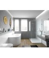 ECKBADEWANNE 180x80 LINKS AVITA Ablaufgarnitur + Füße GRATIS !