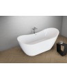 Freistehende Badewanne 180x80 ABI Weiß Ablaufgarnitur GRATIS!