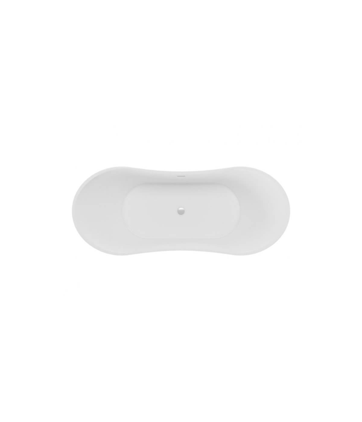 Freistehende Badewanne 180x80 ABI Weiß Ablaufgarnitur GRATIS!