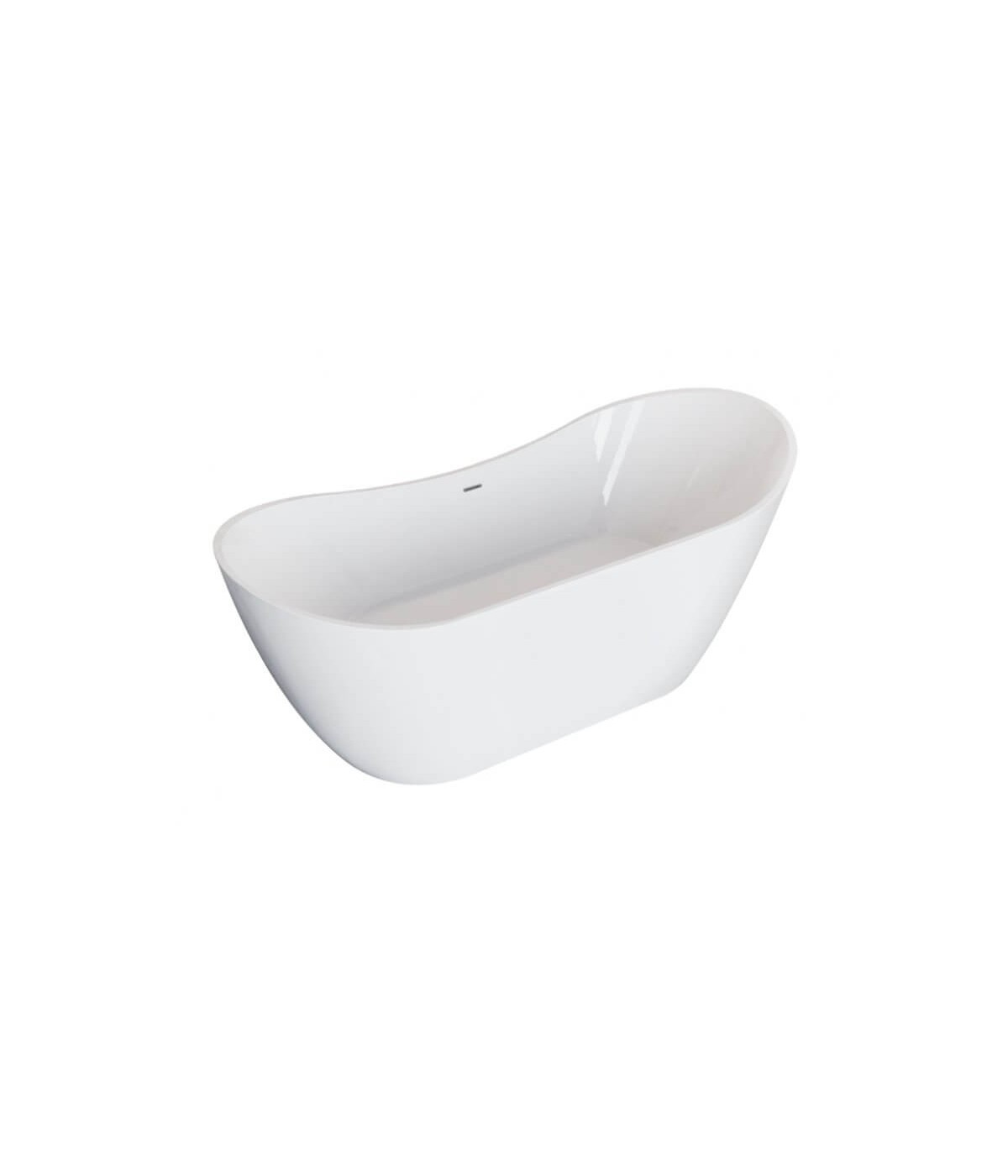 Freistehende Badewanne 180x80 ABI Weiß Ablaufgarnitur GRATIS!