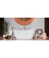 ECKBADEWANNE 180x125 RECHTS für zwei Personen INTIMAS Ablaufgarnitur + Füße GRATIS !
