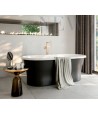 Freistehende Badewanne 180x80 ABI Weiß Ablaufgarnitur GRATIS!