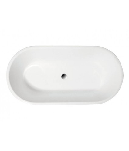 Freistehende Badewanne 150x75 AMONA Weiß Ablaufgarnitur GRATIS!