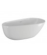 Freistehende Badewanne 170x85 SHILA Weiß Ablaufgarnitur GRATIS!