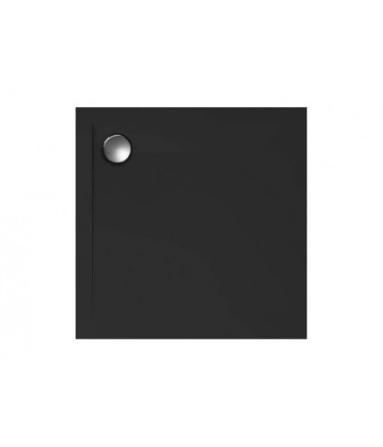 DUSCHWANNE QUADRATISCH 80x80 GEOSA SCHWARZ Ablaufgarnitur GRATIS !