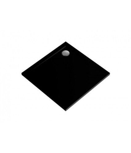 DUSCHWANNE QUADRATISCH 100x100 GEOSA SCHWARZ Ablaufgarnitur GRATIS !