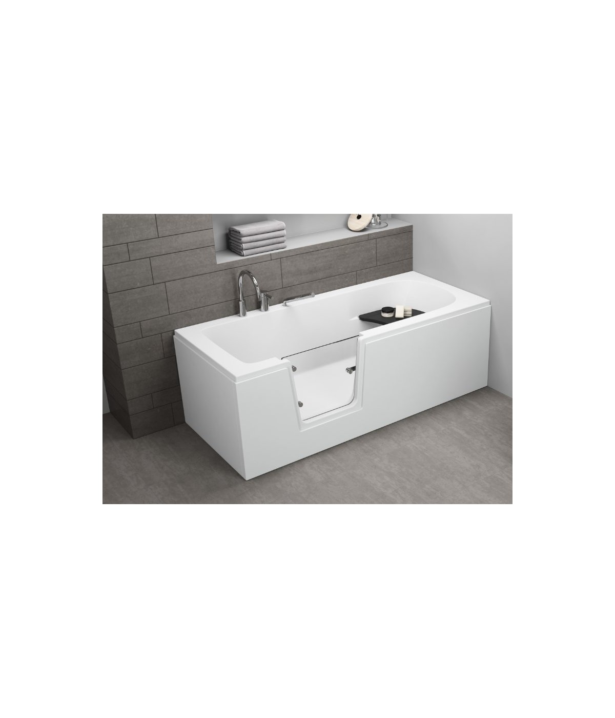 Seniorenbadewanne 180x80 RECHTS AVO mit Tür Ablaufgarnitur VIEGA  GRATIS !