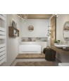 RECHTECK BADEWANNE 140x70 CLASSIC Ablaufgarnitur + Füße GRATIS !