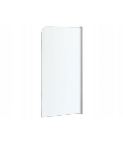 Badewannenabtrennung 1-teilig 80x140 Glas 5 mm