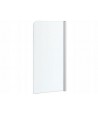 Badewannenabtrennung 1-teilig 80x140 Glas 5 mm