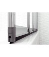 Badewannenabtrennung 5-teilig 120x140 IDEA Glas 5 mm
