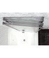Badewannenabtrennung 5-teilig 120x140 IDEA Glas 5 mm
