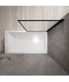 Badewannenabtrennung 1-teilig 70x140 LAGOS Glas 5 mm