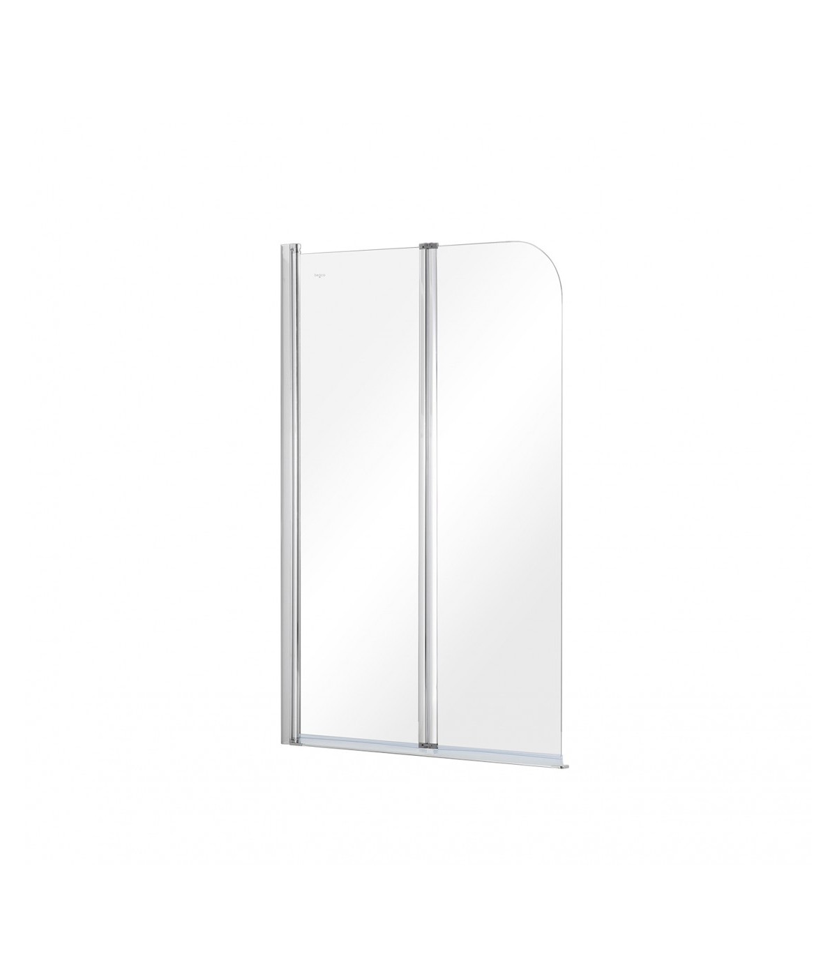 Badewannenabtrennung 2-teilig 90x140 PRIME 2 Glas 5 mm