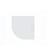 DUSCHWANNE VIERTELKREIS 80x80x4.5 AXIM Ablaufgarnitur GRATIS !