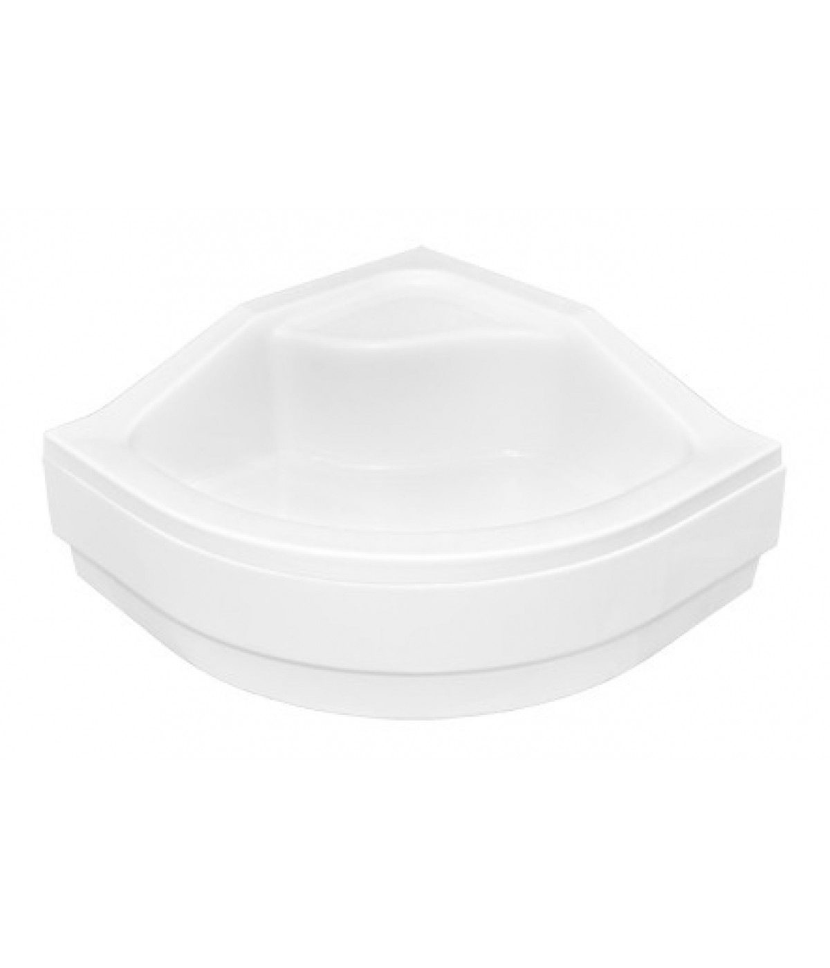 DUSCHWANNE VIERTELKREIS 80x80x21 OLIVER II Ablaufgarnitur GRATIS !