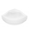 DUSCHWANNE VIERTELKREIS 80x80x21 OLIVER II Ablaufgarnitur GRATIS !