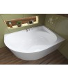 ECKBADEWANNE 170x110 RECHTS DORA Ablaufgarnitur + Füße GRATIS !