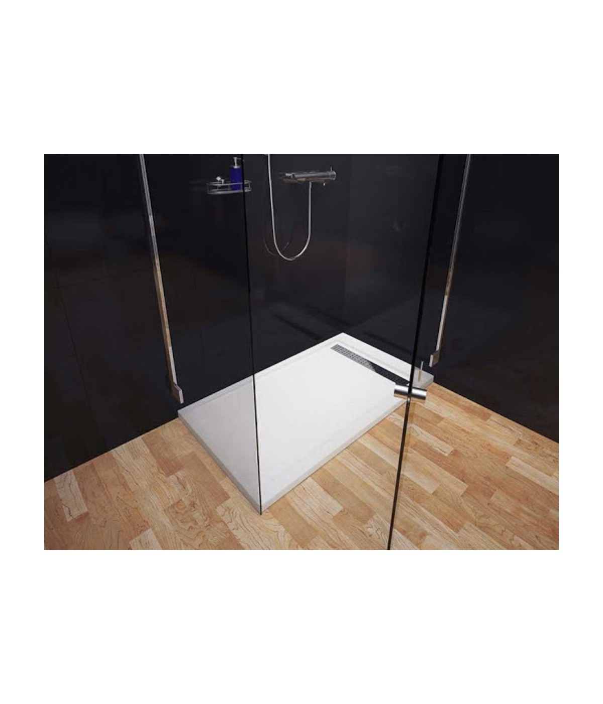 DUSCHWANNE RECHTECK 120x90x3 WEST Acryl Ablaufgarnitur GRATIS !