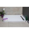 DUSCHWANNE RECHTECK 140x80x3 WEST Acryl Ablaufgarnitur GRATIS !