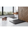 DUSCHWANNE RECHTECK 110x90 WEST NEW SCHWARZ Acryl Ablaufgarnitur GRATIS !