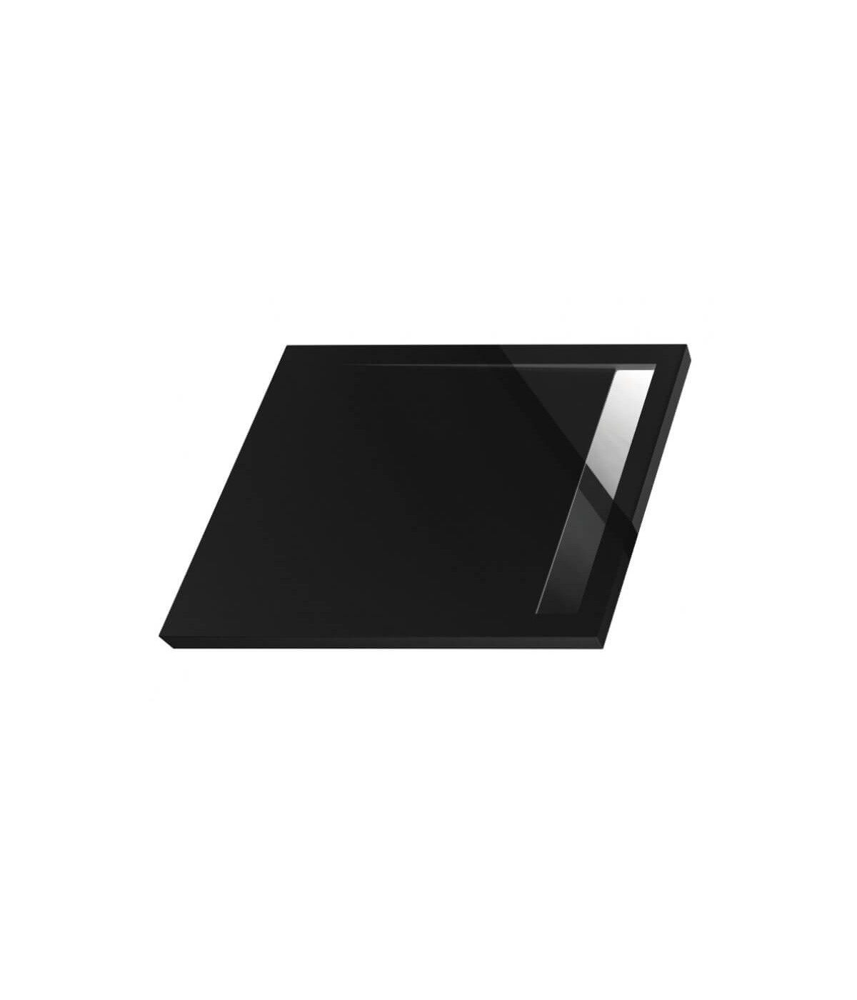 DUSCHWANNE RECHTECK 120x100 WEST NEW SCHWARZ Acryl Ablaufgarnitur GRATIS !