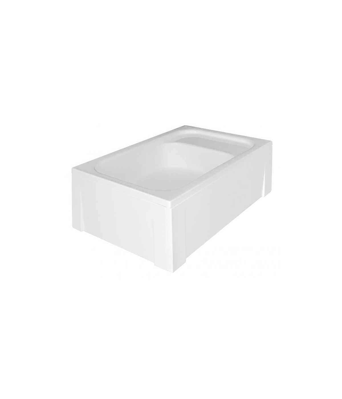 DUSCHWANNE RECHTECK 120x80 RONI Ablaufgarnitur + Füße GRATIS !