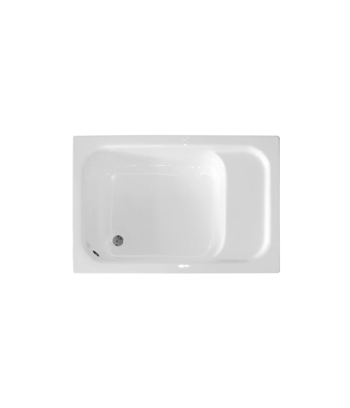 DUSCHWANNE RECHTECK 120x80 RONI Ablaufgarnitur + Füße GRATIS !