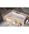 ECKBADEWANNE 180x125 LINKS INTIMAS DUO SLIM Ablaufgarnitur + Füße GRATIS !