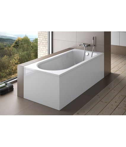 RECHTECK BADEWANNE 170x75 INTRICA Ablaufgarnitur + Füße GRATIS !